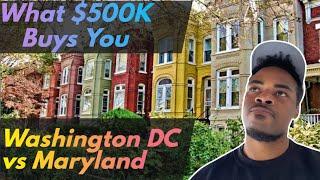 This is What 500k buys YOU in Washington DC vs Maryland | Luxury House Tour!