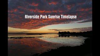 Riverside Park sunrise timelapse  4K