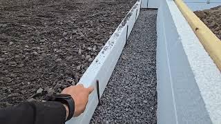 Frost Protected Shallow Footers And Foundation On A New Construction Home