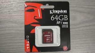 Kingston 64GB SDXC 4K2K SDA3/64GB Data Card overview