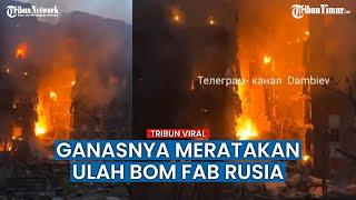 Bom Udara Rusia FAB-500M62 Hantam Brutal Gedung Bertingkat di Artemovsk, Pasukan Ukraina Gugur?