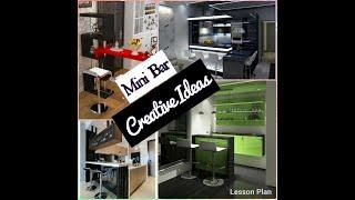 Creative Mini Bar | House Interior Design | Home Decor | Info Tag