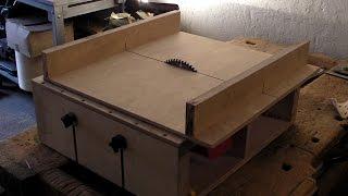 Homemade Table Saw - Part 2 - DIY Sledge, Runners & Mitre Slots