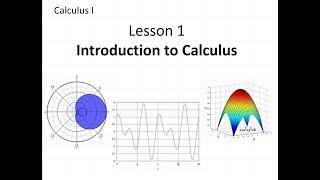 Calculus Lesson 1: Introduction