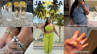 VLOG: PREP WITH ME FOR MY FIRST GIRLS TRIP TO JAMAICA *hair, nails, plus size outfits, etc*  |RYKKY|