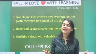 LIVE ONLINE CLASSES | NEW BATCH for 2024-2025 | Class 12th- Accountancy, Economics, Business Studies