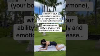 rebalance your hormones naturally and release the excess cortisol out of your body...