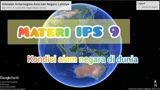 KONDISI ALAM NEGARA-NEGARA DI DUNIA - MATERI IPS 9