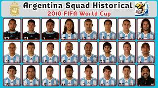 Argentina Squad Historical 2010 | Squad 2010 FIFA World Cup | gtbkaphansport