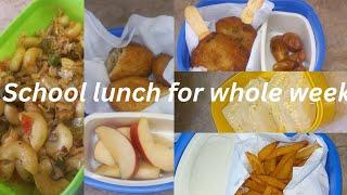 Tummilicious|| Whole week kids lunch box ideas || پورے ہفتے کا اسکول لنچ ||