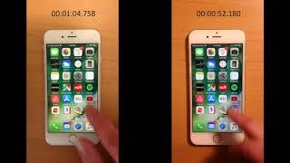 iPhone 6s Battery Replacement Performance Comparison