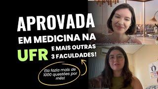 Aprovada em medicina na UFR fala sobre estudo para o ENEM | Entrevista de aprovados da Amanda