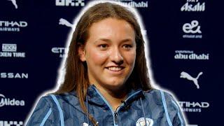 Eve Annets first interview as Manchester City player