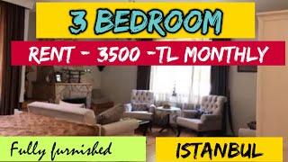 3 BHK FLAT IN TURKEY II APARTMENT FOR RENT IN TURKEY 2021 II TURKEY LIVING COST 2021