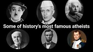 Some of history's most famous atheists #atheism