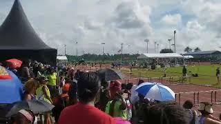 14 yr old girls 100m Hurdlers...Jahnelle "Wonder Woman" Saunders