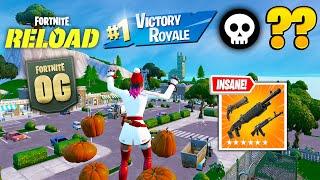 High Elimination Solo Vs Squads Reload "Zero Builds" Gameplay Wins (Fortnite RELOAD chapter 6)