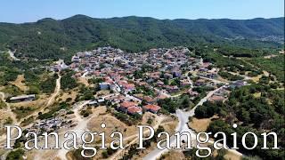 Panagia, Kavala, Greece - by drone [4K]. #pangaion