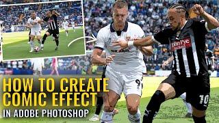 How to create comic effect in Photoshop | Adobe Photoshop tutorial