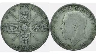 1922 ONE FLORIN Coin VALUE + REVIEW George V