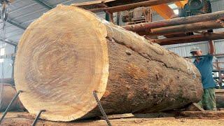 Amazing Woodworking Factory You Must See | Extreme Wood Cutting Sawmill Machines Working