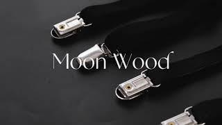 Moon Wood Garter Belt Plus Size High Waist with 6 Vintage Metal Clips