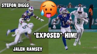 Stefon Diggs Vs Jalen Ramsey  (WR vs CB) Bills vs Dolphins 2023 highlights