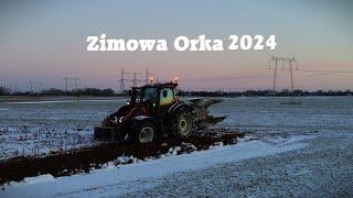 ️ORKA ZIMOWA W ŚNIEGU VALTRA T175 & KVERNELAND 