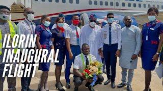 AIR PEACE INAUGURAL FLIGHT TO ILORIN