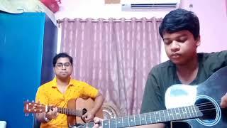 Baranday Roddur Guitar Cover with my student Neel l Bhoomi Band