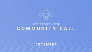 Ethereum.org Community Call - December 2022