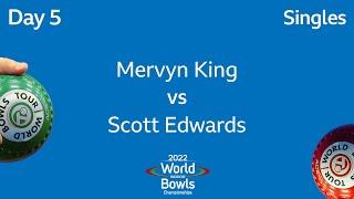 2022 World Indoor Bowls Championships - Day 5: Mervyn King vs Scott Edwards