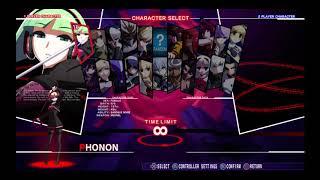 Under Night In-Birth Exe: Late [cl-r] Character Select