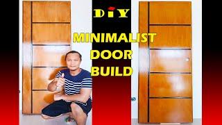 ⭕ Door Minimalist Design #5 ⦿ Paggawa Ng Simple Na Pinto Makabagong Disenyo ⦿ DIY Modern Door Design