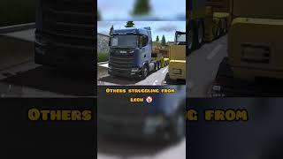 other players struggling at Lech  vs me  #toe3 #truckersofeurope3 #gaming #truckgames #respect