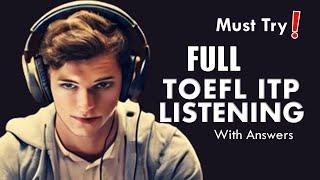 Full TOEFL ITP Listening Practice Test with Answers 2024 | Improve Your Score: English Listening