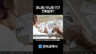 좌뇌형 인간 우뇌형 인간 #뇌과학 #유사과학 #좌뇌형인간 #우뇌형인간