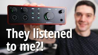 Focusrite Scarlett 4i4 4th Gen – USB Audio Interface Review (new AIR mode!!)