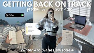 GET BACK ON TRACK WITH ME | *lock IN* for the end of the year, Winter Arc Diaries episode 4