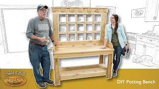 How To Build A Potting Bench Tutorial | Build It With Baird