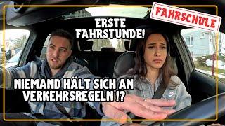 Erste Fahrstunde mit Rachide!