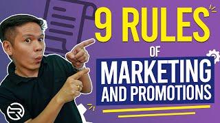 9 Rules Of Marketing & Promotion Para Magkaroon Ng Successful Business Online