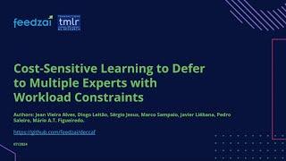 Cost-Sensitive Learning to Defer to Multiple Experts with Workload Constraints