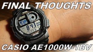 Casio AE1000W-1BV Final Thoughts