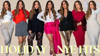 11 Holiday + NYE Stylish Outfit Ideas 2024 | Triangle/Pear Shape | Midsize + Curvy Size 8-10