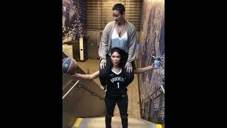 #liftcarry | Young girl lift and carry her friend on shoulder | #liftcarry #shoulderride #piggyback