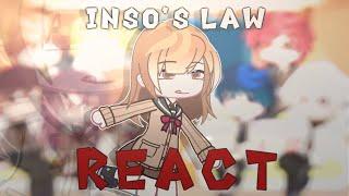 || Inso's law react||Закон бессонницы||gacha //reaction