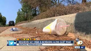 Neighbors say crime increasing along quiet road in Rancho Penasquitos