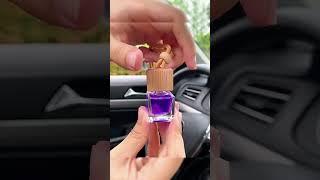 SEAMETAL Car Air Freshener Hanging Glass Pendant Car Perfume Diffuser Bottle Fragrance