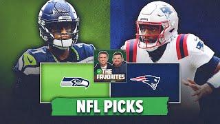 Seattle Seahawks vs New England Patriots BEST BETS! NFL Picks & Predictions | The Favorites Podcast